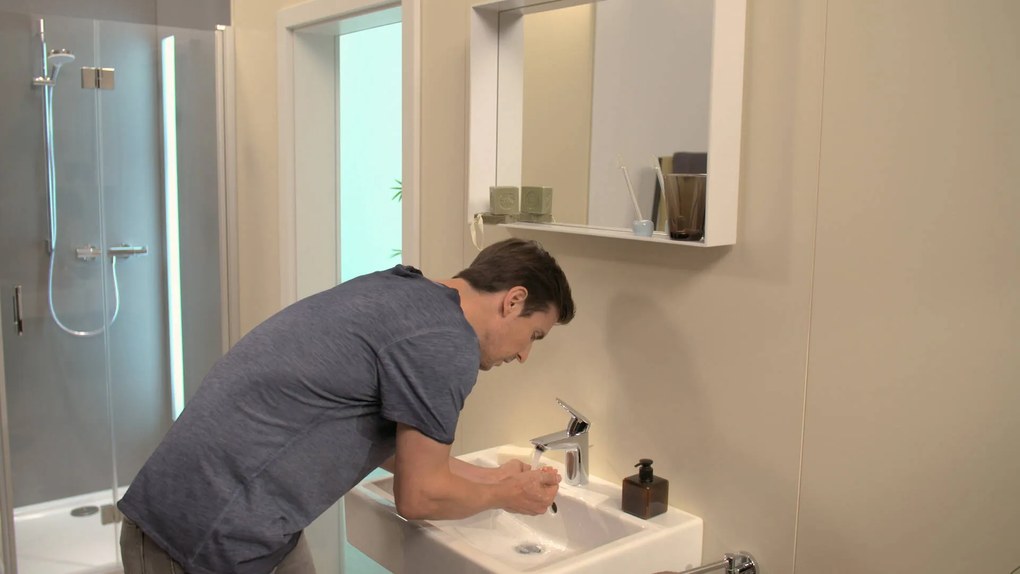 Hansgrohe Logis, páková umývadlová batéria 100, s odtokovou súpravou, chrómová, HAN-71100000