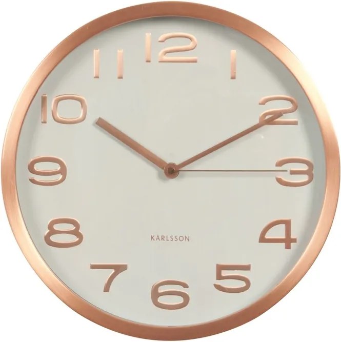 Karlsson KA5578WH Designové nástenné hodiny, 29 cm