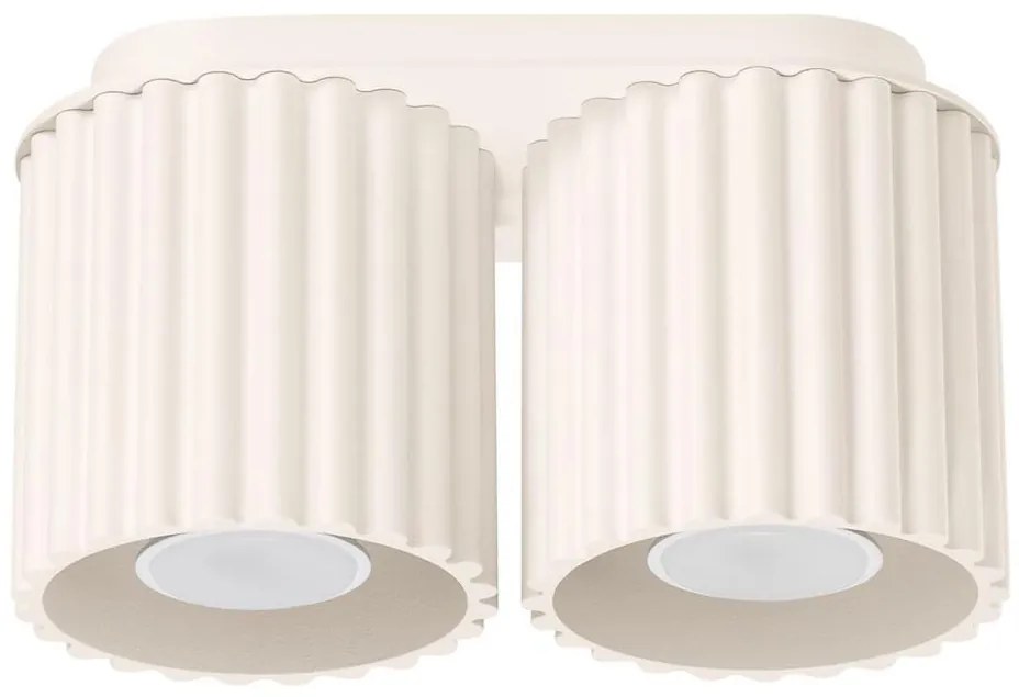 Sollux SL.1790 - Bodové svietidlo AURA 2xGU10/10W/230V krémová