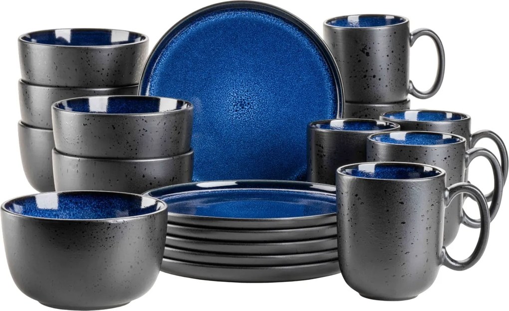 Mäser Súprava riadu na raňajky 18 ks NIARA – modrá