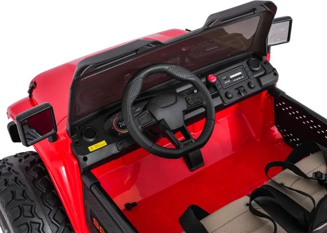 Elektrické autíčko Extreme Sport 4x4 červené