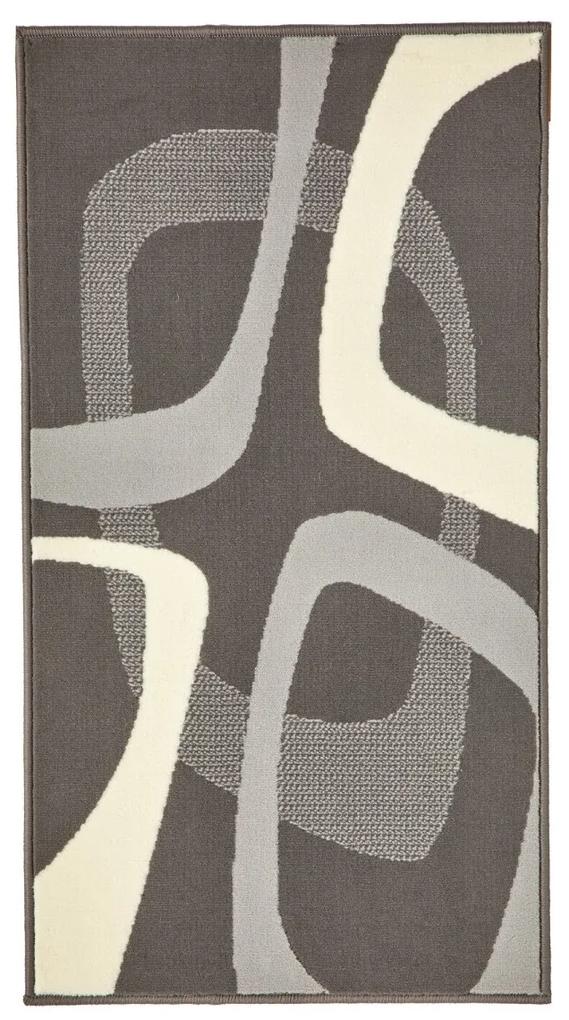 Obdĺžnikový koberec s retro motívom 3 veľkosti: 60 x 110 cm, 80 x 150 cm a 120 x 170 cm.
