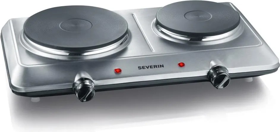 Severin DK 1014 - Varič s dvoma platničkami 2500W/230V, nerezové prevedenie