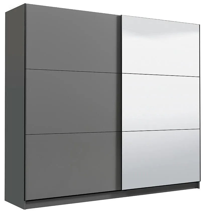 Skriňa Sierra 220 zrkadlo grafit 11008287