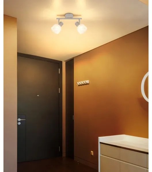 Globo 54317-2 - Bodové svietidlo PLANTA 2xE14/40W/230V