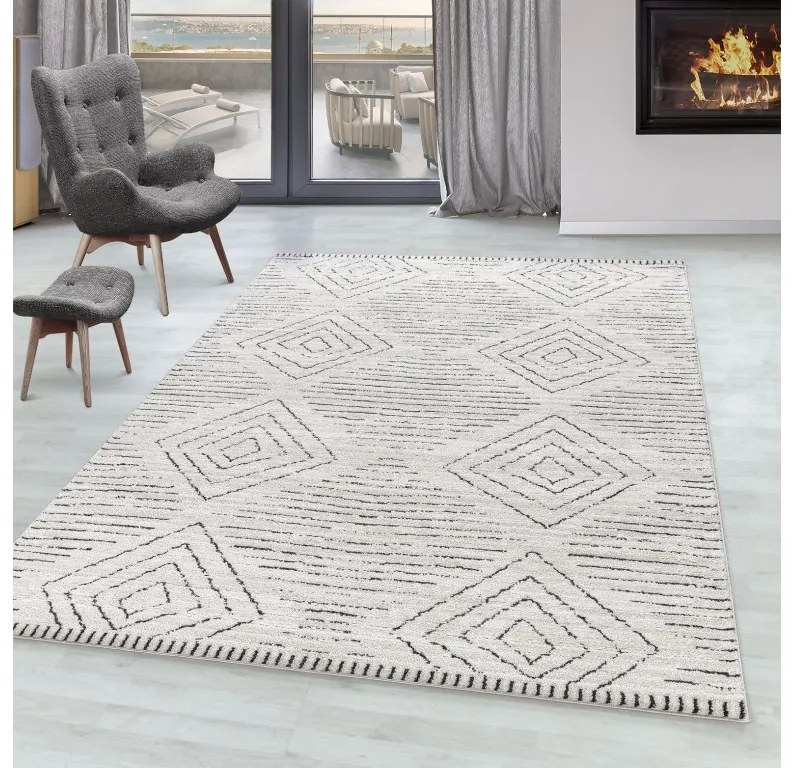 Ayyildiz Kusový koberec TAZNAXT 5106, Krémová Rozmer koberca: 80 x 150 cm