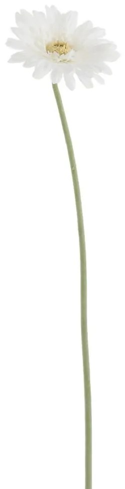 Biela umelá dekoratívna kvetina Gerbera - 10*10*64 cm