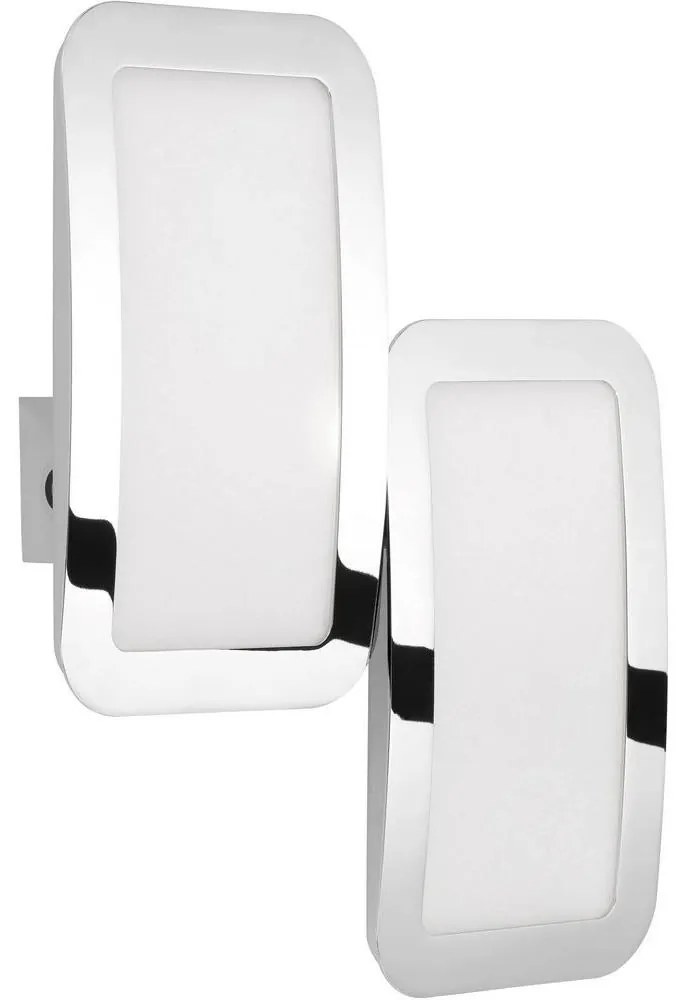 Wofi 4526.02.01.6000- SADA 2x LED Stmievateľné nástenné svietidlo SAGA LED/8W/230V