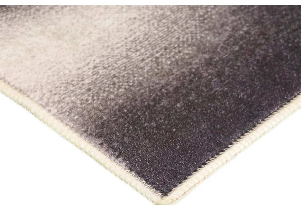 Bielo-čierny prateľný koberec 230x160 cm - Vitaus