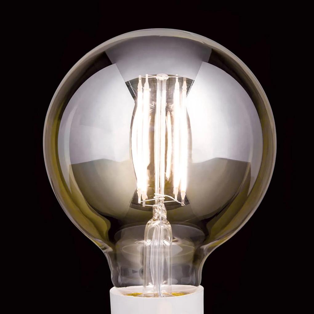 LED žiarovka Globe E27 7W teplá biela 720 lm stm.