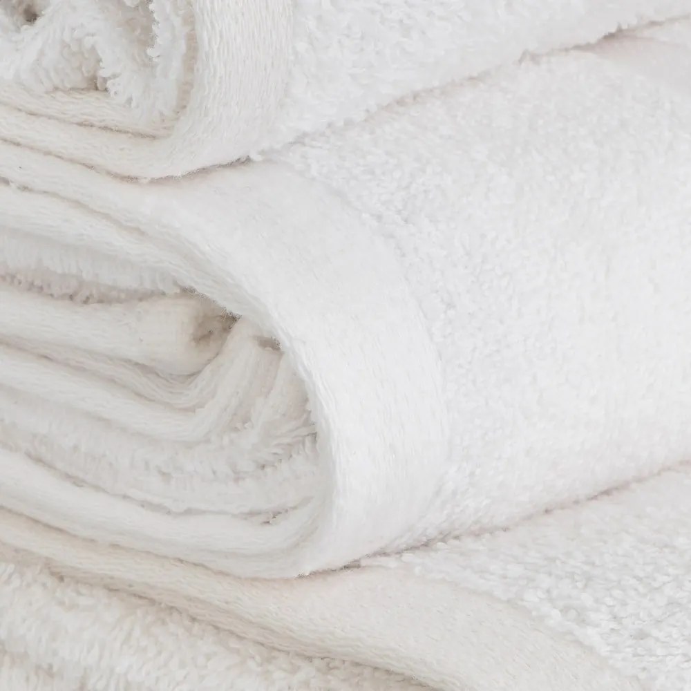 Biely froté bavlnený uterák 50x100 cm Simple – Casa Selección