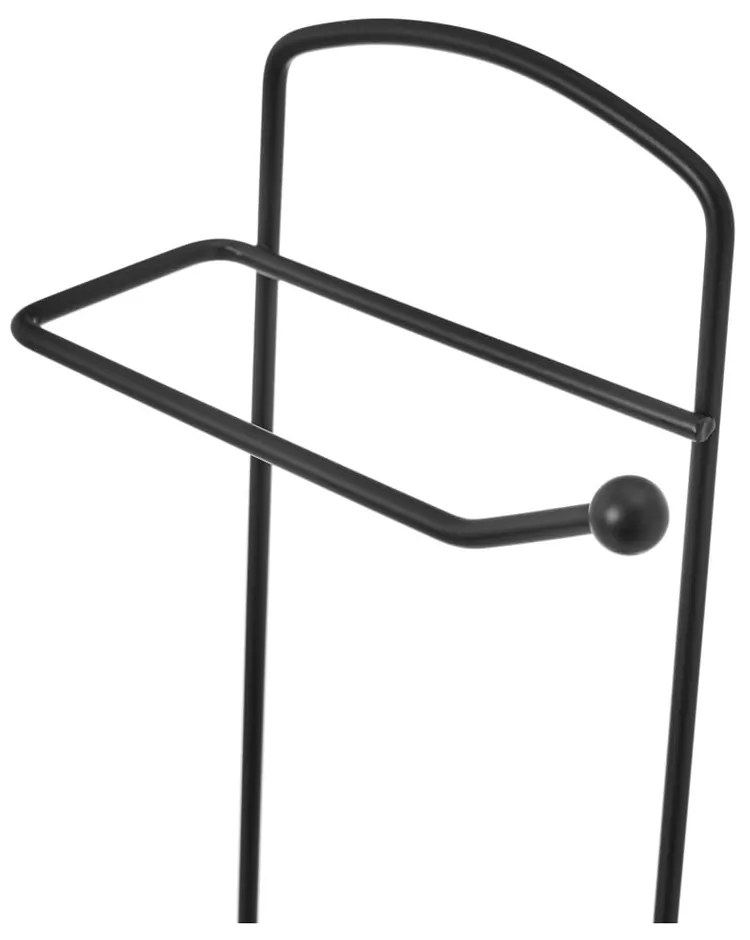 Čierna kovová WC kefa Simply – Casa Selección