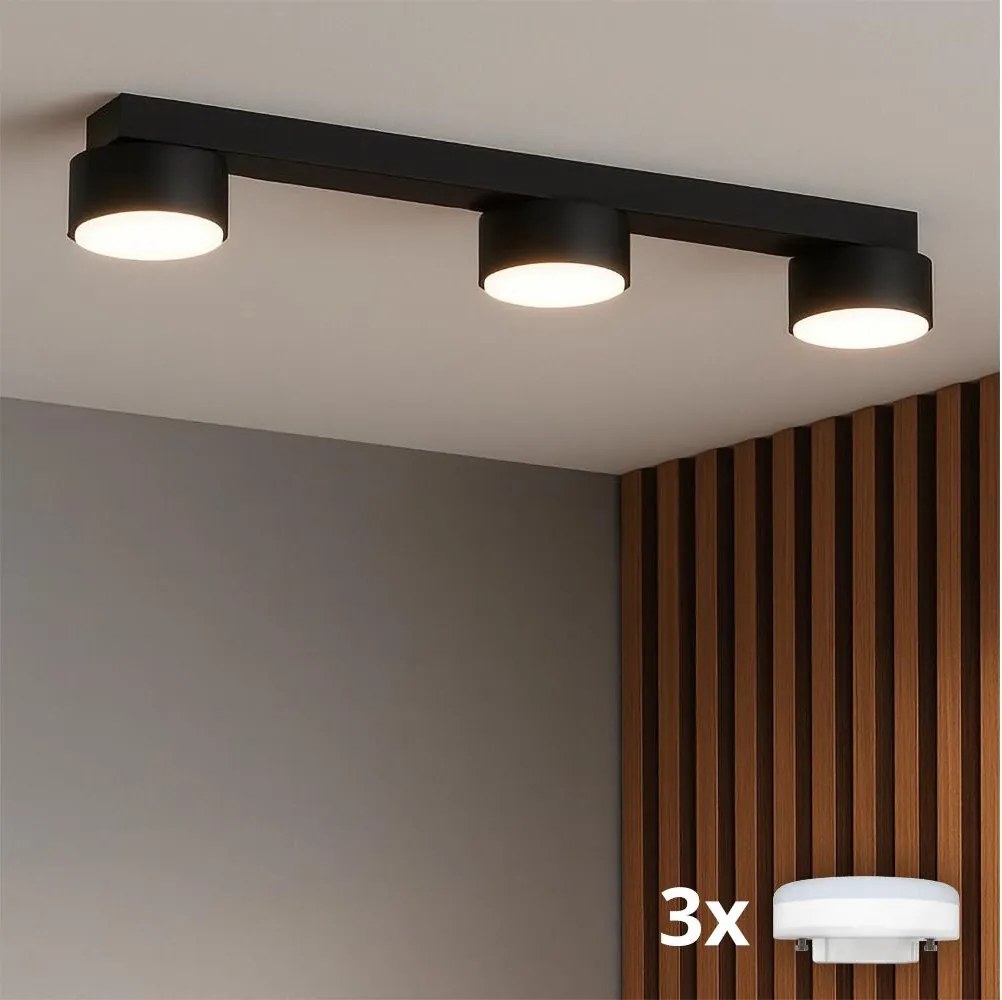 Brilagi - LED bodové svietidlo MONO 3xGX53/30W/230V čierne