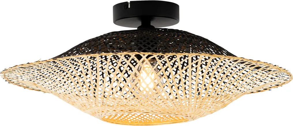Orientálne vonkajšie stropné svietidlo bambus 50 cm IP44 - Rina