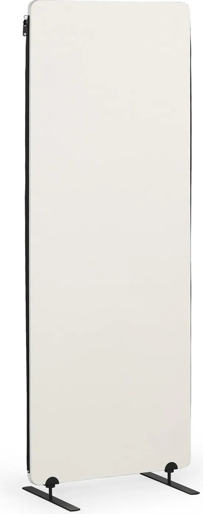 Akustický paraván, deliaca stena 160 x 60 cm, 3 ks v balení, textilný povrch, spojiteľná na zips, béžová