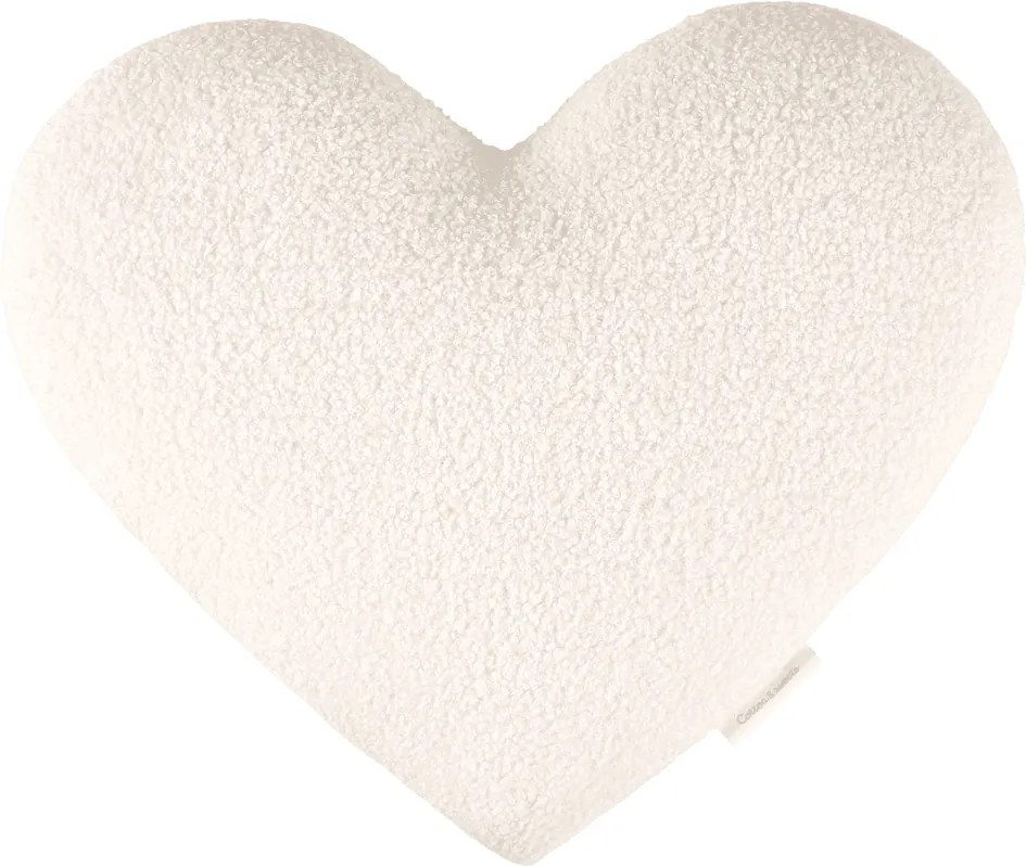 Vankúšik Boho srdce vanilka 44x44 cm