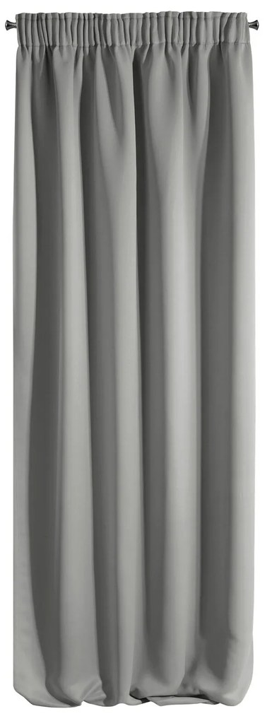 ZATEMŇOVACÍ ZÁVES NA PÁSKE LOGAN 135X270 CM STRIEBORNÁ