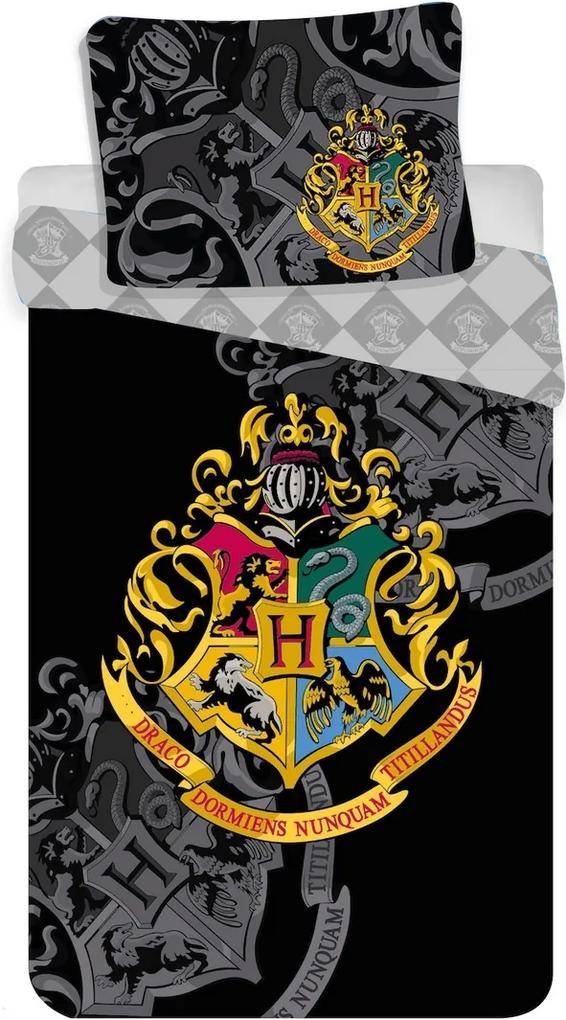 Jerry Fabrics Bavlnené obliečky Harry Potter, 140 x 200 cm, 70 x 90 cm