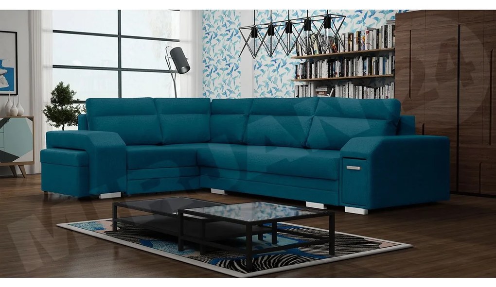 Rohová sedačka s barom Florio, Strana: pravá, Dostupné poťahy: Inari 94