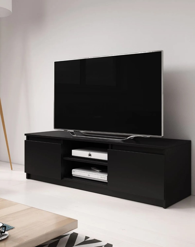 TV stolík Dingo, čierny, 120 cm