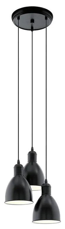 Eglo 49465 - Luster PRIDDY 3xE27/60W/230V