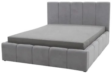 Čalúnená posteľ ASTORIA sivá 160x200 cm