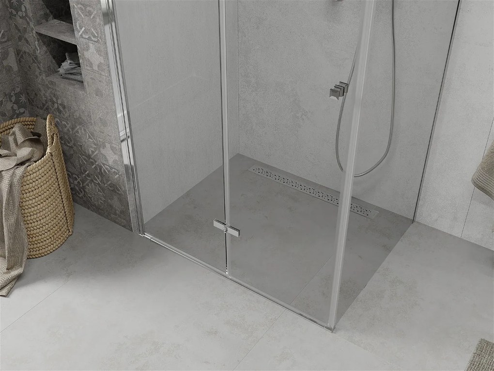 Mexen Lima sprchovací kút 120x80cm, 6mm sklo, chrómový profil-číre sklo, 856-120-080-01-00