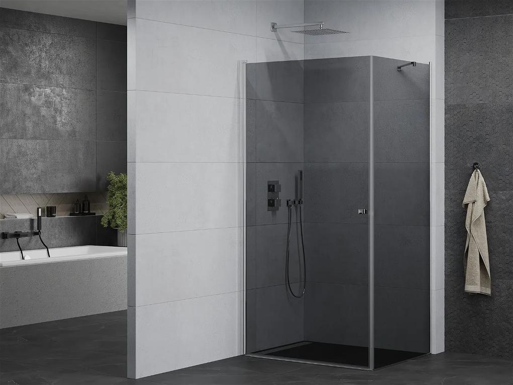 Mexen PRETORIA sprchovací kút 90x110cm, 6mm sklo, chrómový profil-šedé sklo, 852-090-110-01-40