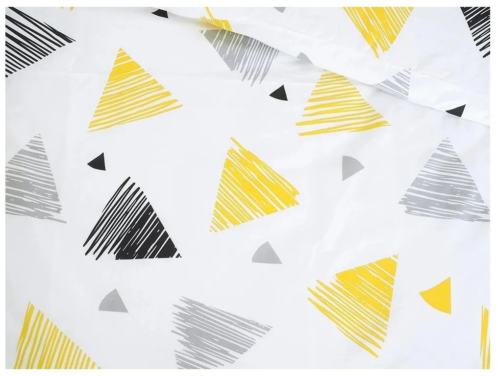 Krepové obliečky TRIANGLE biele Rozmer obliečky: 70 x 90 cm | 140 x 200 cm