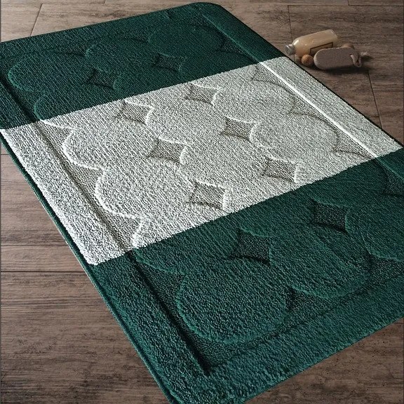 Sada kúpeľňových koberčekov Montana Edremit XL zelená