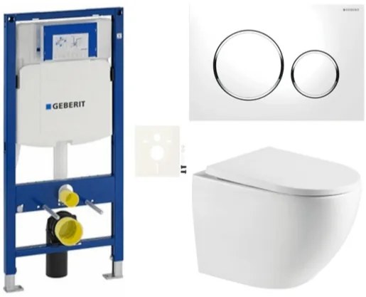 Závesný wc set do ľahkých stien / predstenová SAT SIKOGESREX67S20, 1 ks