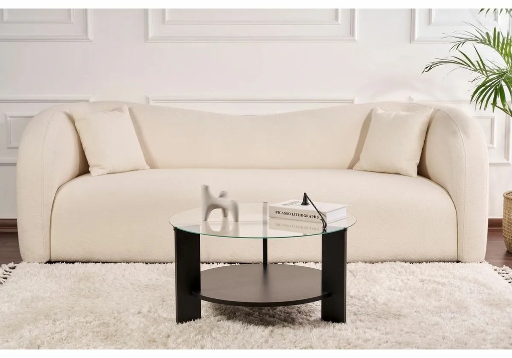 Konferenčný stolík Clara Wood Black