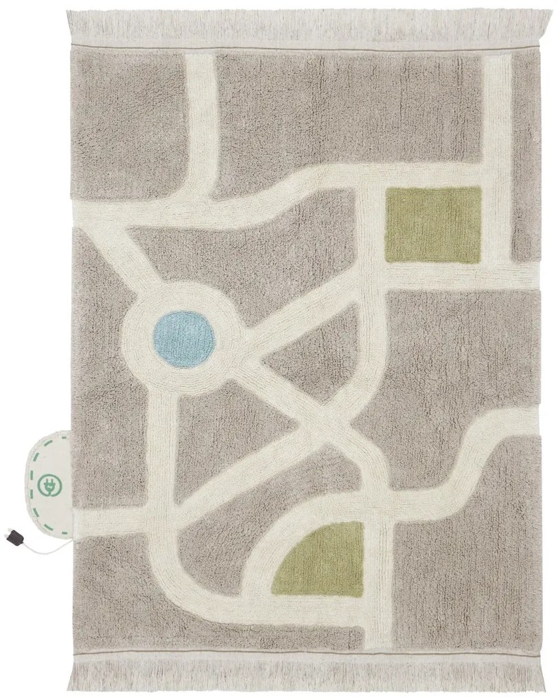 Kusový koberec Eco City, 120x170, béžová, detská izba, Lorena Canals