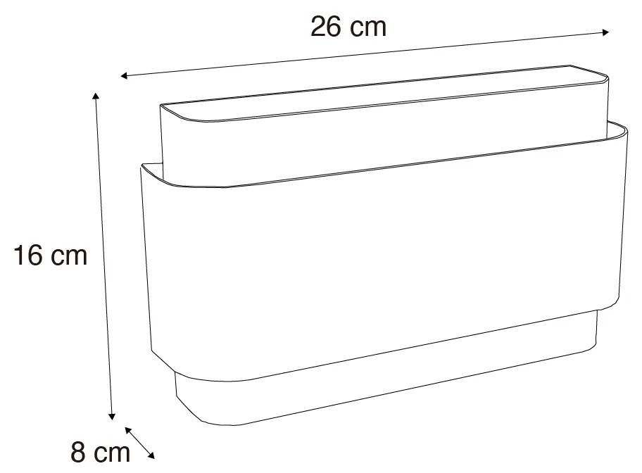 Priemyselná nástenná lampa čierna 2-svetlá - Coen