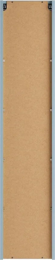 Závěsná vysoká koupelnová skříňka Nova Denim 80-30-2D modrá