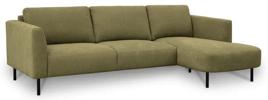 Rohová pohovka v horčicovej farbe (pravý roh) Hero – Scandic