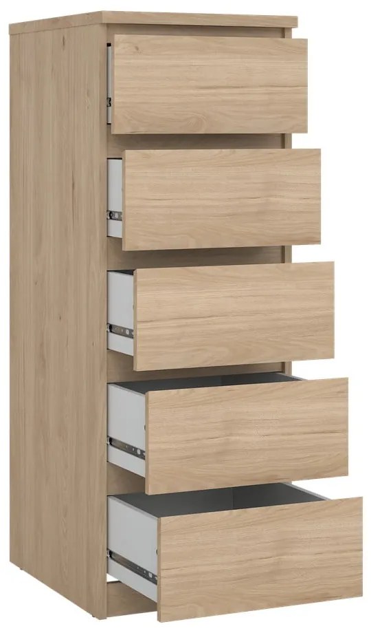 Komoda v dekore duba v prírodnej farbe 40x111x50 cm Naia – Tvilum