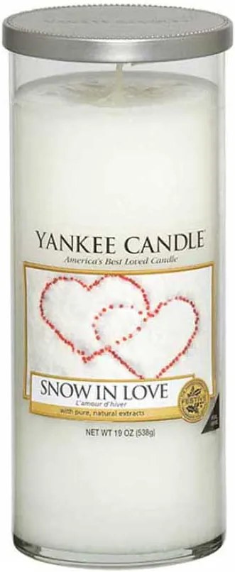 Yankee candle SNOW IN LOVE VEĽKÁ PILLAR SVIEČKA 1286799E