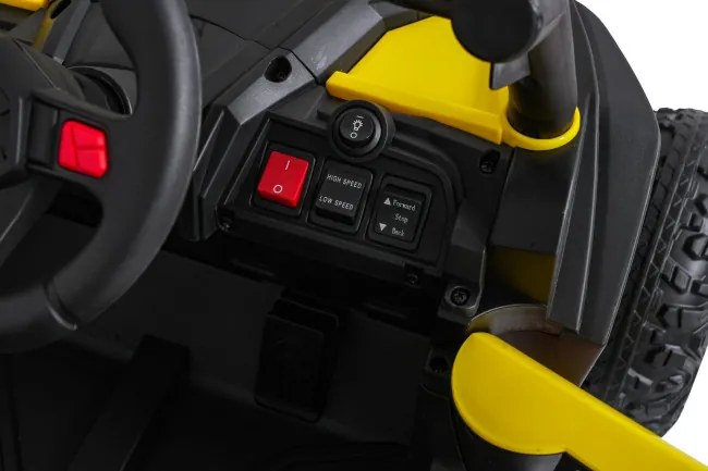 Elektrické autíčko Buggy Madman UTV-MX žlté