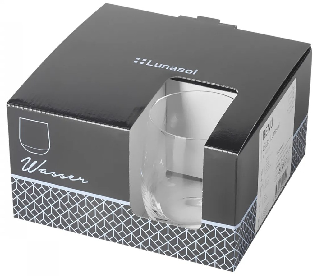 Poháre Tumbler 350 ml set 4 ks - Benu Glas Lunasol META Glass - 322085