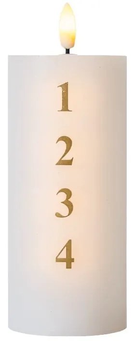 LED sviečka na baterky (výška 15 cm) Sille Advent – Sirius