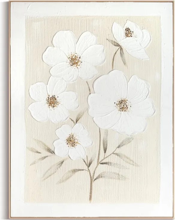 OBRAZ 707 92X122 CM KRÉMOVÝ
