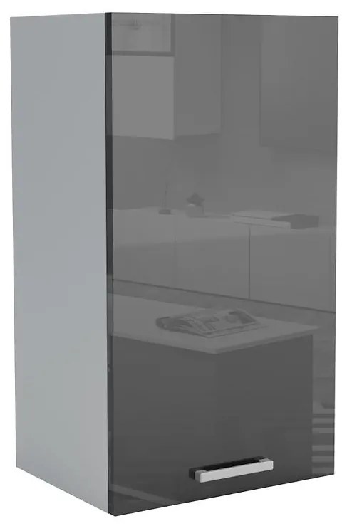 Kuchynská skrinka G1F 30 V-72 LUX čierna