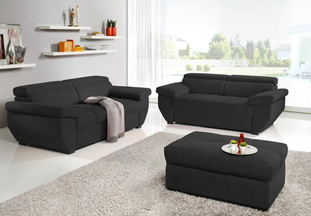 Dvojsedák Speedway, čierna látka