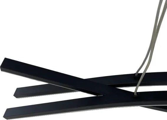 LED Stmievateľný luster na lanku LED/80W/230V 3000-6500K + diaľkové ovládanie