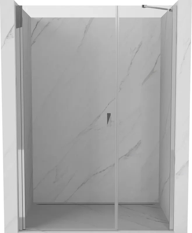 Mexen Mist-B, 1-krídlové sprchové dvere 115 cm, číre sklo, chrómový profil, 8A2-115-001-01-00
