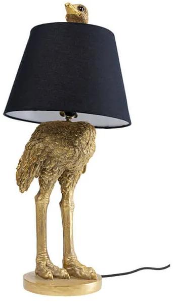 Ostrich stolová lampa zlatá