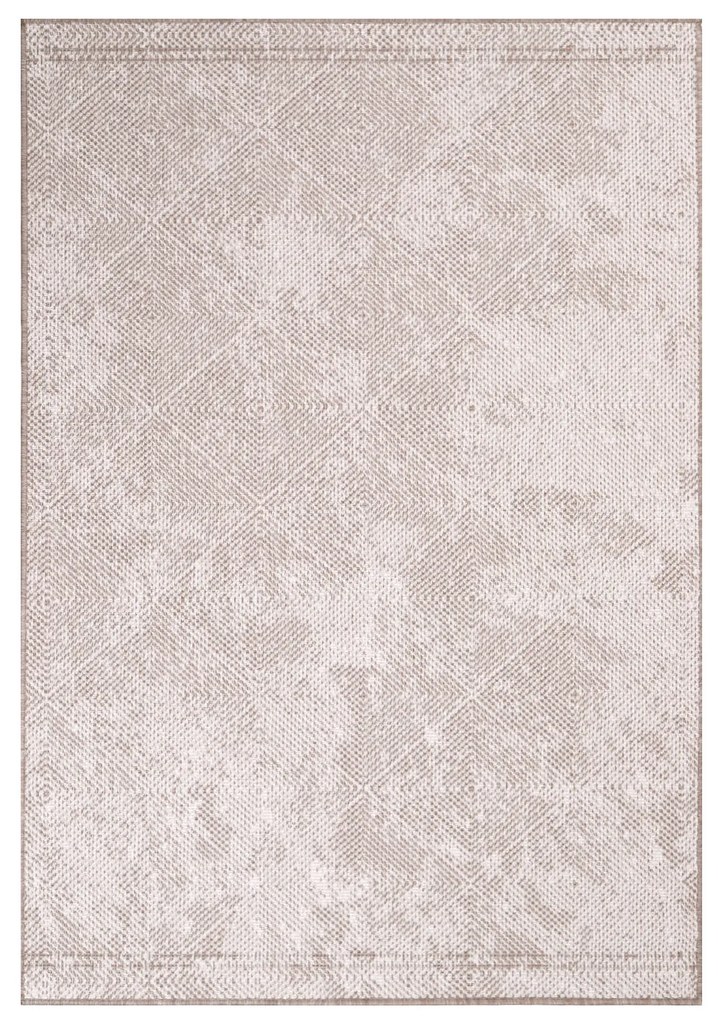 Dekorstudio Obojstranný koberec na terasu DuoRug 5845 - béžový Rozmer koberca: 200x290cm