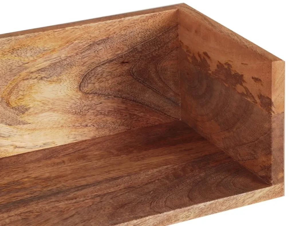 furniture-nabytek.cz - Závesné polička na stenu z dreva mango 100x22