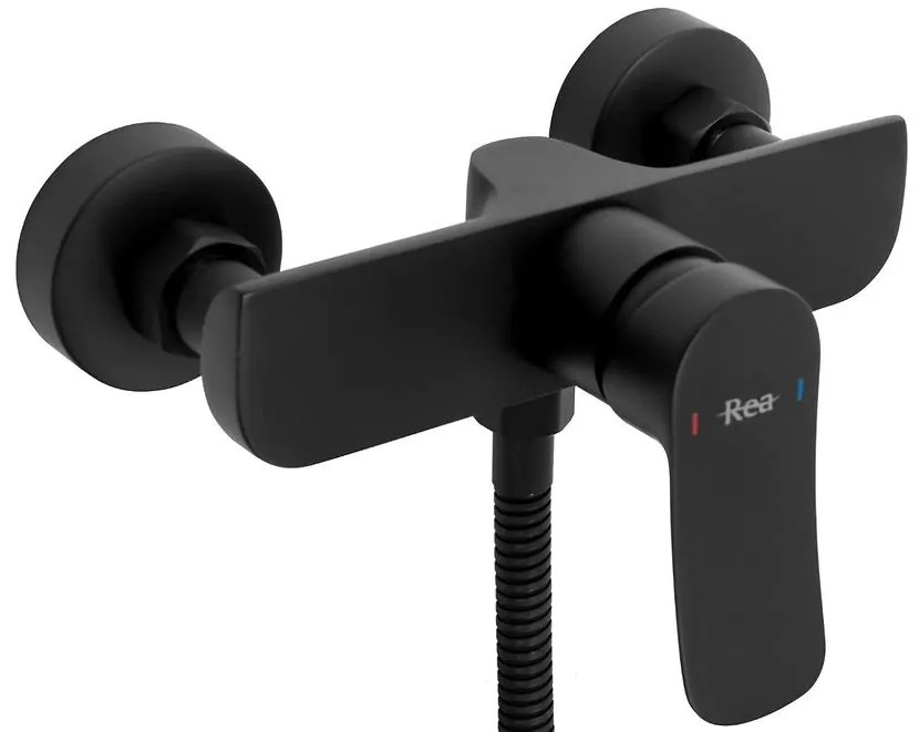 Sprchová batéria s vaňovou sadou Rea Dart čierna